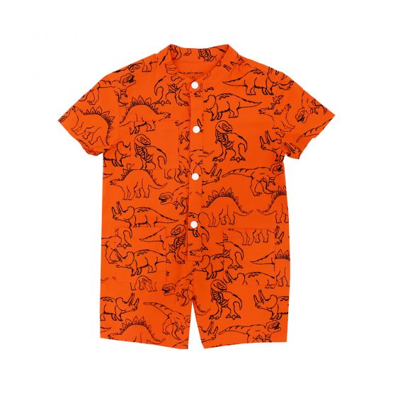 *New* Made for Play - Kids Playsuit in Dino Sketch Print in Orange