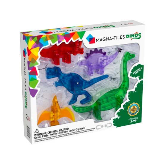 Dino World 5 piece set by MAGNA-TILES 