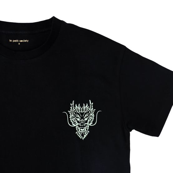 *New* Adult Tee in Black Dragon