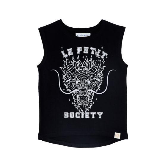 Dragon Streetwear - Kids Tank in Black Dragon