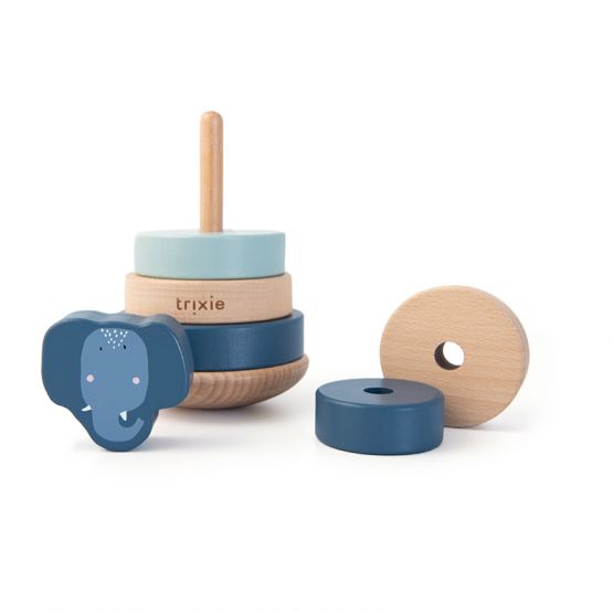*New* Wooden Stacking Toy - Mrs Elephant by Trixie
