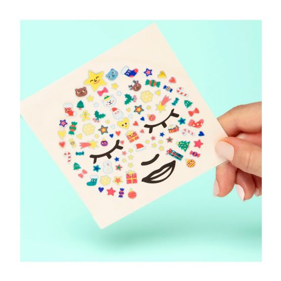 Face Stickers - Ho Ho Ho by OMY