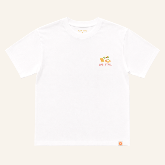 A Singapore Series - Fav Food Adult Tee in White