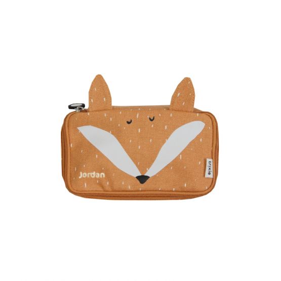 Personalisable Rectangular Pencil Case - Mr Fox by Trixie