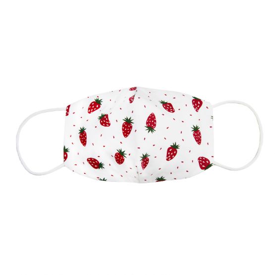 Reusable Kids & Adult Mask in Strawberry Print (Personalisable)