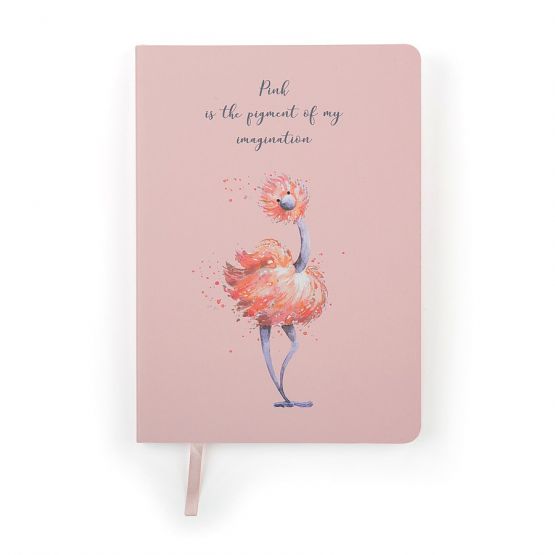 Glad To Be Me Pink Note Book (lined) by Jellycat