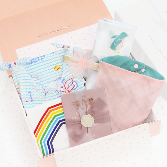 *Bestseller* Baby Girl Gift Set - Ocean Pink