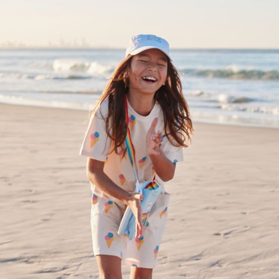 Made For Play - Girls T-shirt Dress in Ice Cream Print