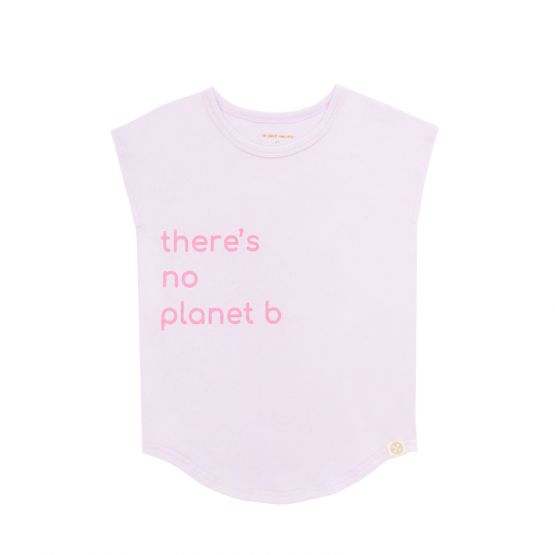 *New* Made For Play - Girls "There's No Planet B" Drop Sleeve Tee
