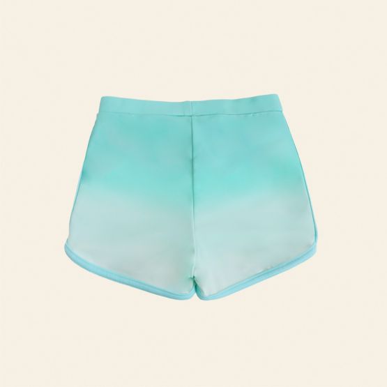 Girls Swim Shorts in Seafoam Gradient