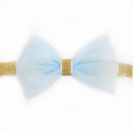 Bow Headband in Blue