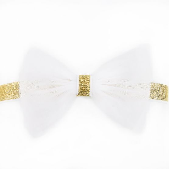 Bow Headband in White