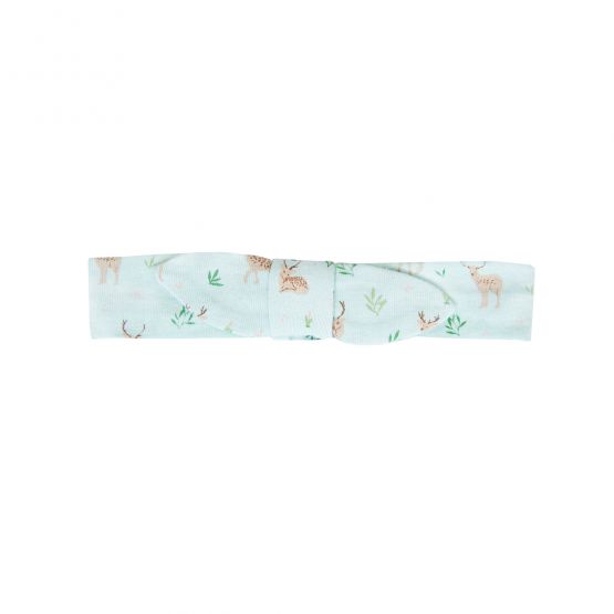 Organic Baby Headband in Deer Print