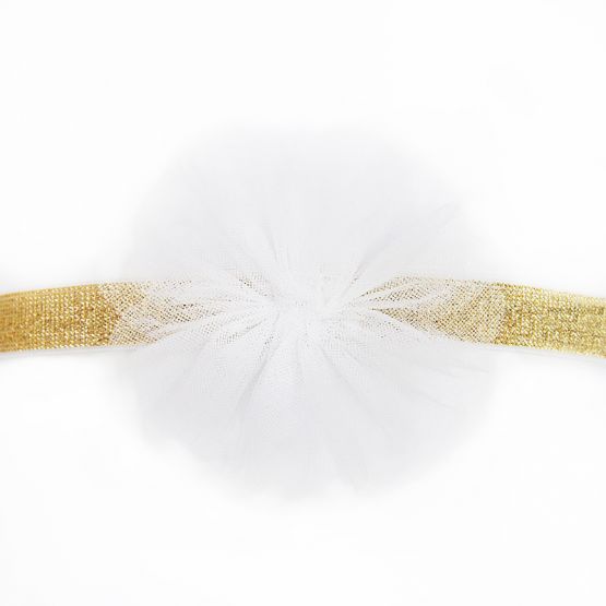 Flower Headband in White