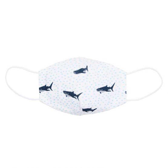Reusable Kids & Adult Mask in Shark Print (Personalisable)