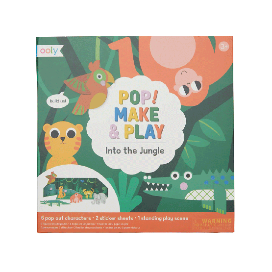 *New* Pop! Make and Play Activity Scene - Into The Jungle by OOLY