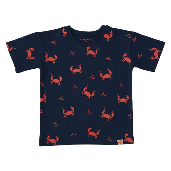 A Singapore Series - Kids Tee in Chilli Crab Print