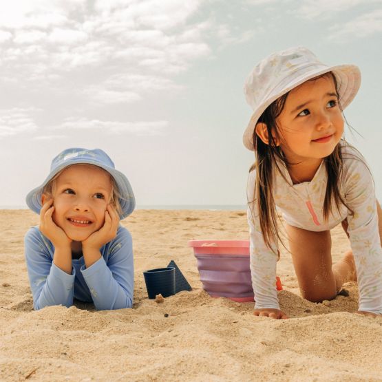 Kids Bucket Hat in Zebra Print