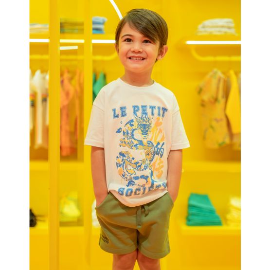 Dragon Streetwear - Kids Shorts in Green