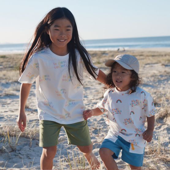 Made For Play - Kids Tee in Rainbow Logo