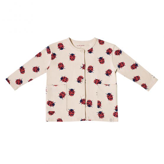 Made For Play - Kids Cardigan in Ladybug Print