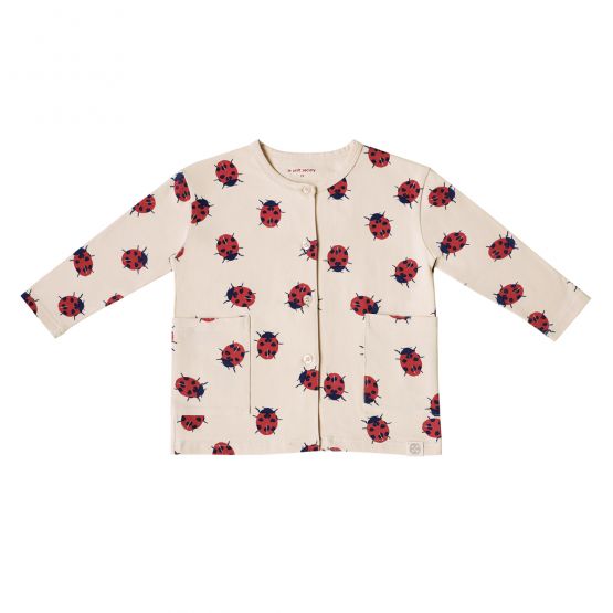 Made For Play - Kids Cardigan in Ladybug Print