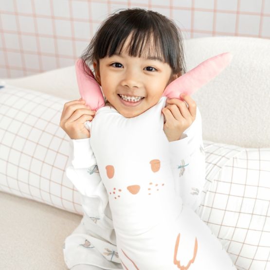 Kids Bunny Pillow in Medium