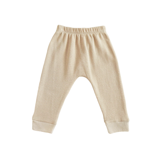 Baby Organic Leggings in Beige