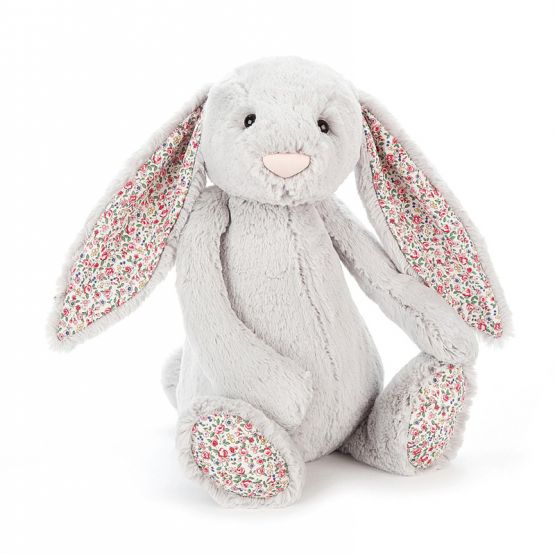 Personalisable Blossom Silver Bunny (Large) by Jellycat