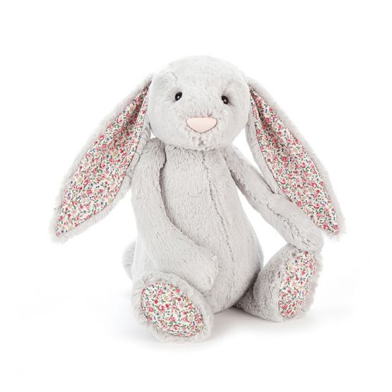 Personalisable Blossom Silver Bunny by Jellycat