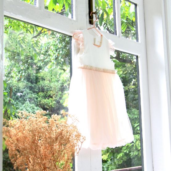 Flower Girl Series - Bubble Dress in Soft Pink