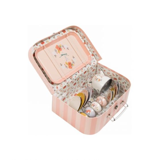 Les Parisiennes - Tea Set Suitcase by Moulin Roty