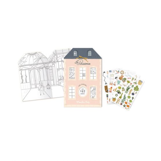 Les Parisiennes - Colouring Book by Moulin Roty