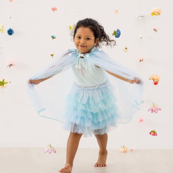 Party Series - Long Cape in Blue