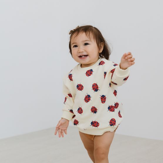 Made For Play - Kids Pullover in Ladybug Print