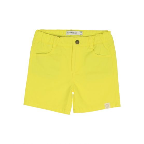 Boys Signature Bermuda Shorts in Bright Yellow