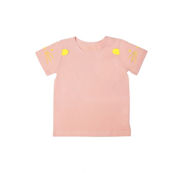 Mouse Series - Kids Tee in Dusty Pink