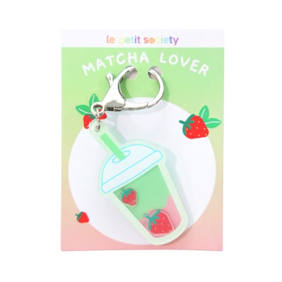 Matcha Lover Shaker Keychain