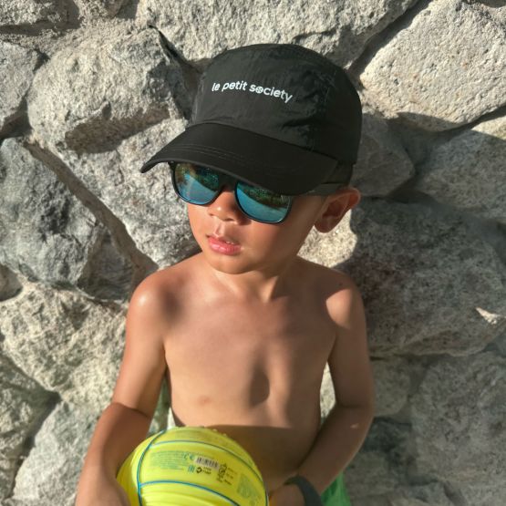 Logo Cap in Black (Kids)