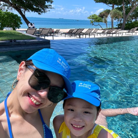 Logo Cap in Blue (Kids)