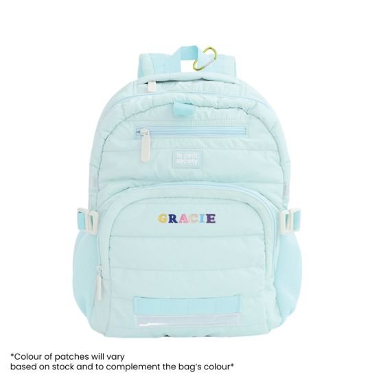 LPS Single Pocket Backpack - Ice Blue Puffer (7-10Y)