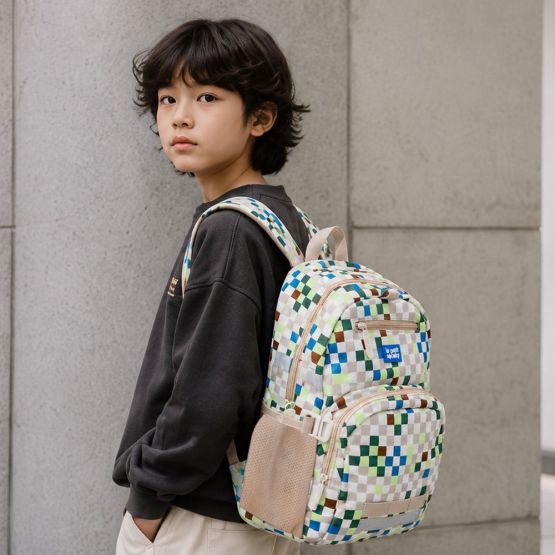 LPS Single Pocket Backpack - Arcade Sand (7-10Y)