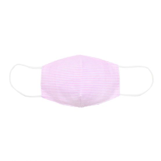Personalisable Reusable Kids & Adult Mask in Pink Stripes
