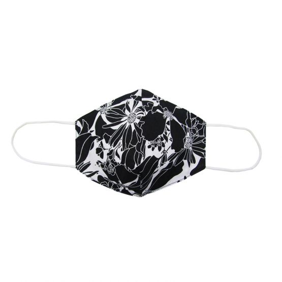 Personalisable Reusable Kids & Adult Mask in Midnight Bloom Print