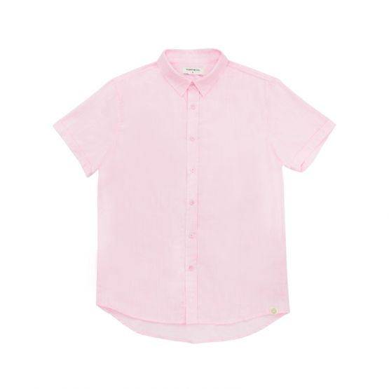 Botanic Series - Men's Shirt in Light Pink