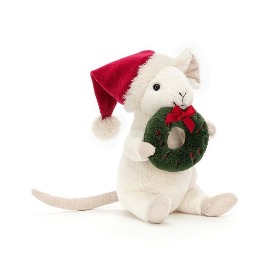 Merry Mouse Wreath by Jellycat