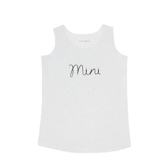 Family Tees - Mini Kids Tank in Melange Grey