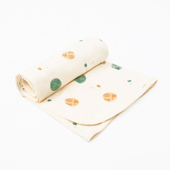Baby Organic Jersey Blanket in Planets Print (Personalisable)