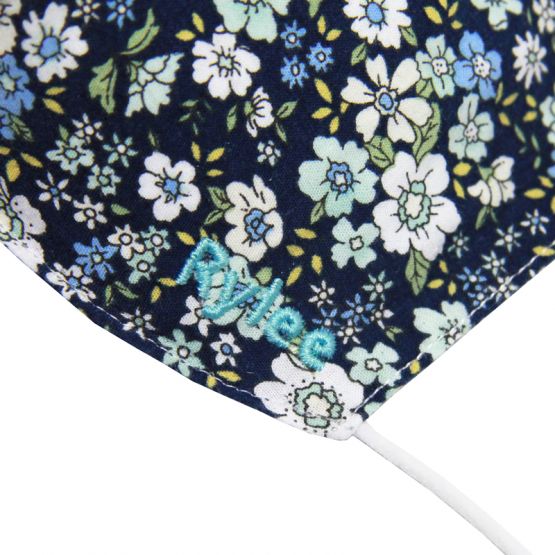 Personalisable Reusable Kids & Adult Mask in Navy Meadow Print