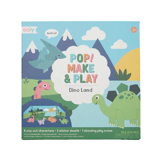 *New* Pop! Make and Play Activity Scene - Dino Land by OOLY